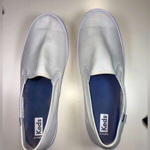 Keds Classic White Canvas Slip-Ons